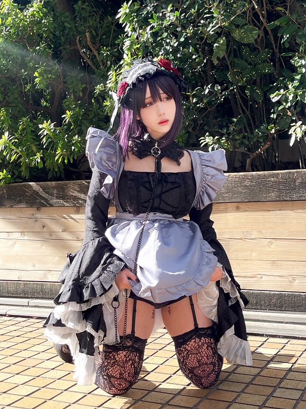 Ảnh gái xinh cosplay hầu gái 26