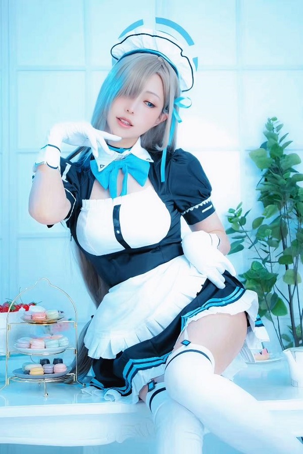 Ảnh gái xinh cosplay hầu gái 6