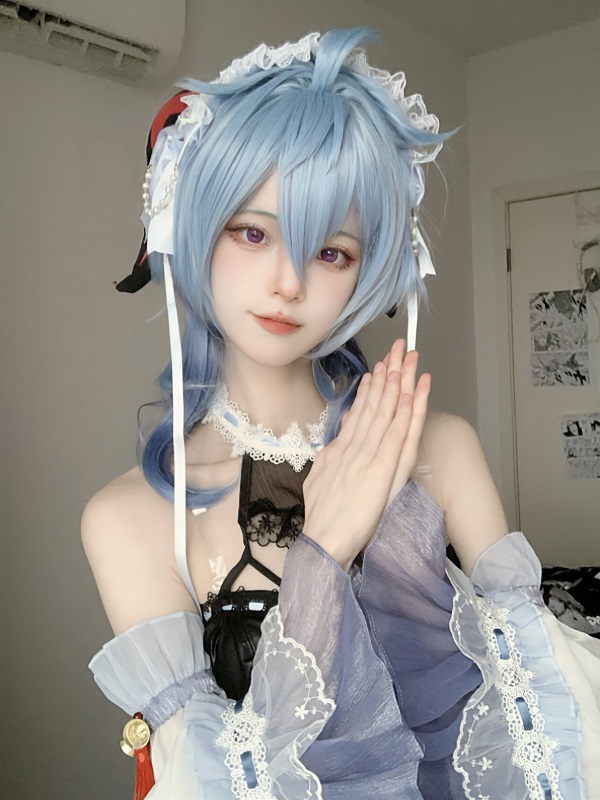 Ảnh gái xinh cosplay hầu gái 29