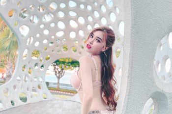 88+ Ảnh hotgirl Pinky Bảo Trân bikini sexy với body nuột nà