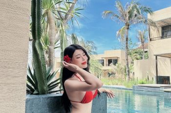 99+ Ảnh Dj Thảo Vy bikini khoe vòng khủng cực khiêu gợi