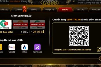 Cách nạp tiền Go88 đơn giản với mọi hình thức thanh toán